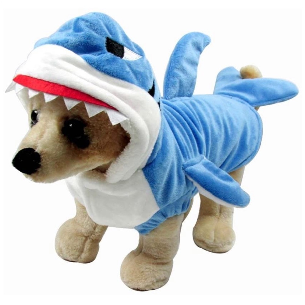 Super soft and cute Shark costume for your dog